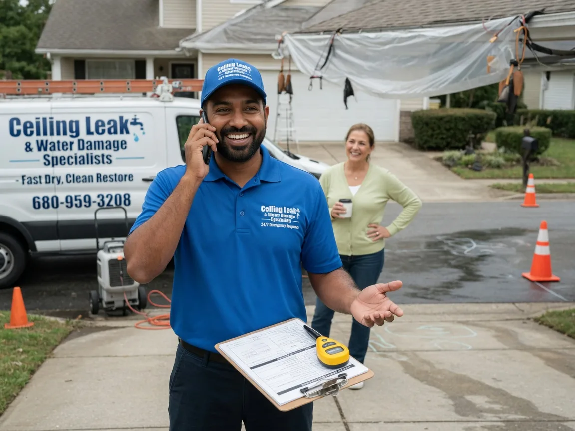 Ceiling Leak Cleanup Max, ND FAQs